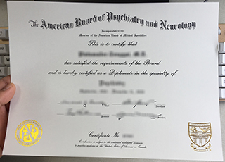 ABPN certificate