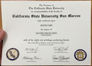 Cal State San Marcos diploma