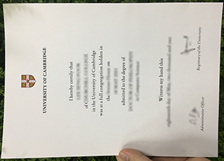 University of Cambridge degree