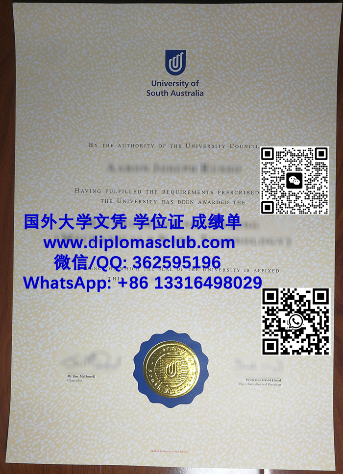 University of South Australia degree