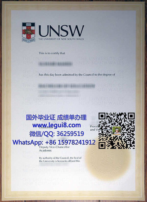 University of New South Wales degree