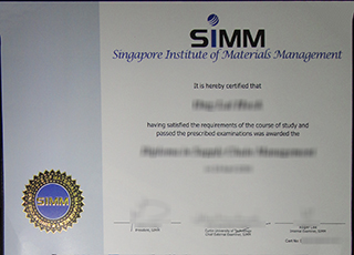 Singapore Institute of Materials Management diploma