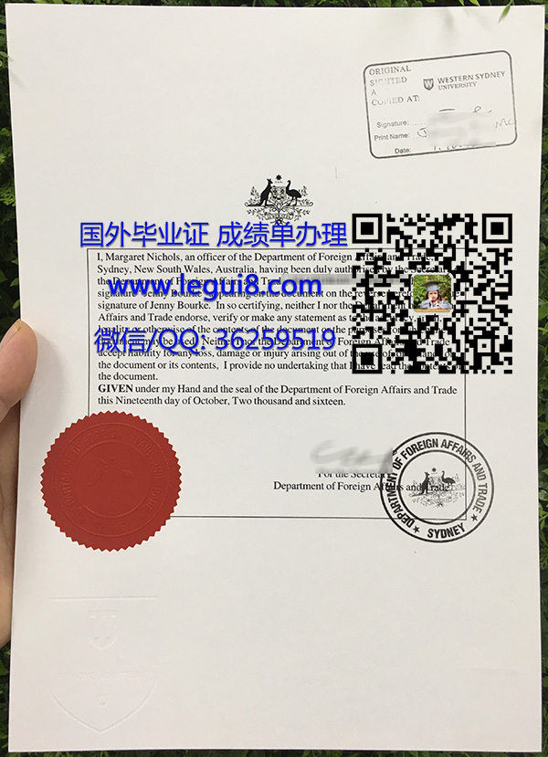 Australia Apostille certificate