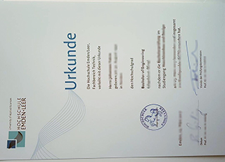 Hochschule Emden Leer degree