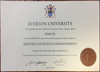 Ryerson University diploma