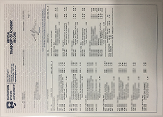 Thompson Rivers University transcript