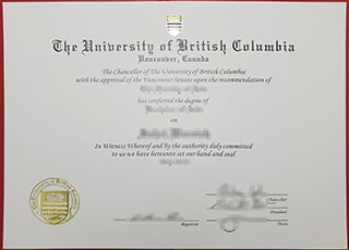 University of British Columbia diploma