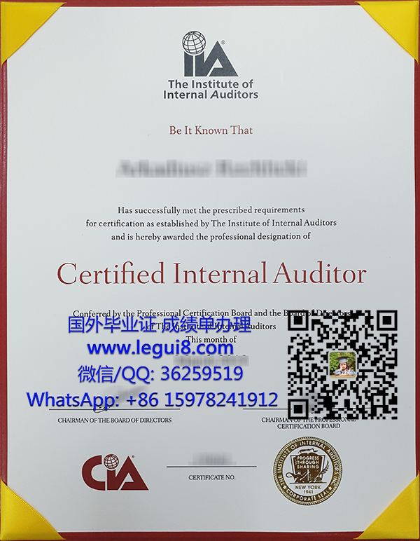 CIA certificate
