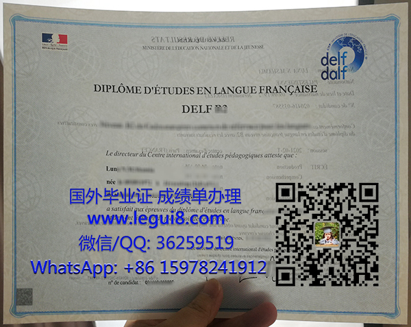 DELF certificate