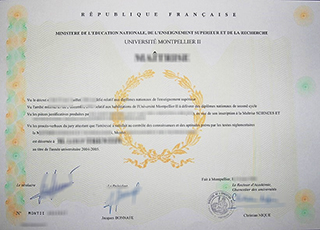 Université Montpellier 2 degree