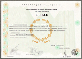 Université de Lille diploma