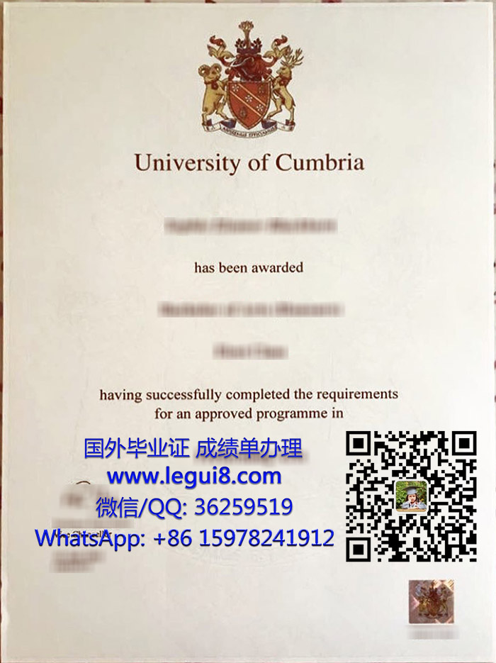 University of Cumbria degree