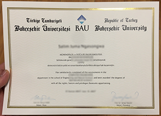 Bahcesehir University degree