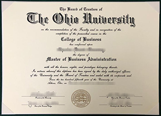 The Ohio University degree