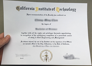 California Institute of Technology diploma