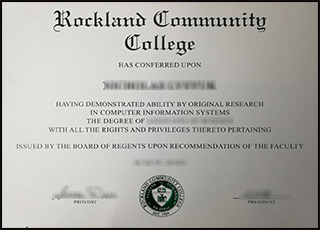 Rockland Community College diploma