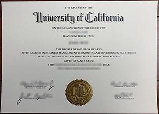 University of California Santa Cruz degree
