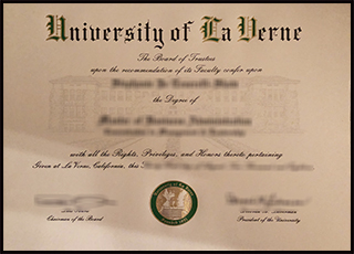 University of La Verne degree