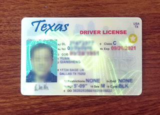 Texas State Driver License