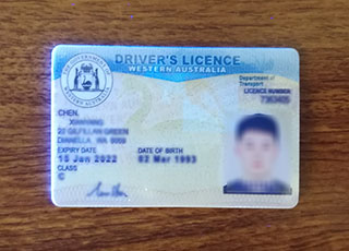 Western Australian Driver Licence