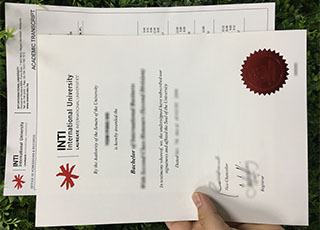 INTI International University diploma and transcript