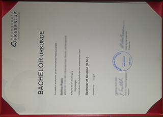 Hochschule Fresenius diploma