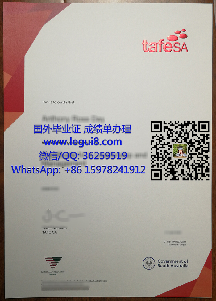 TAFE SA certificate