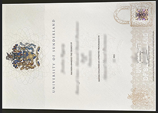 University of Sunderland diploma