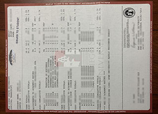 San Diego State University transcript