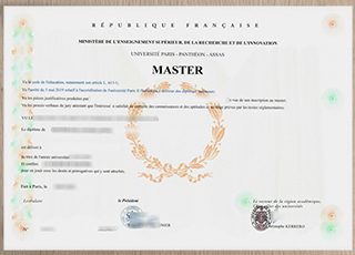 Université Paris-Panthéon-Assas degree