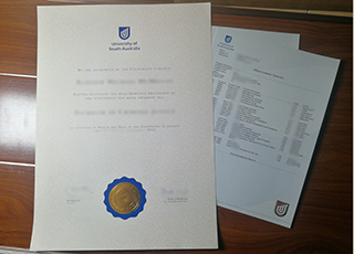 University of South Australia diploma and transcript