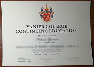 Vanier College degree