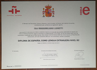 DELE B2 certificate