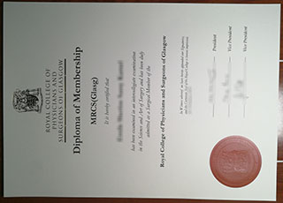 MRCS certificate