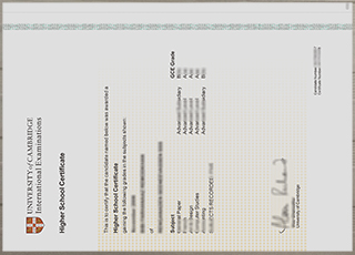 Cambridge Higher School certificate
