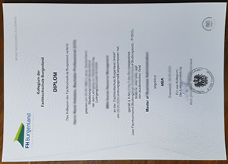 FH burgenland diploma