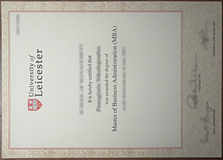 University of Leicester diploma