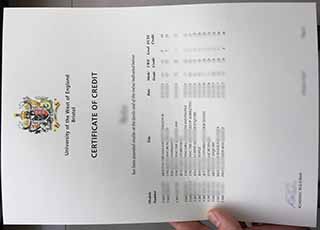 University of the West of England transcript