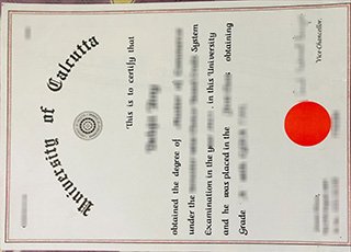 University of Calcutta degree