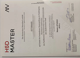 Hochschule Düsseldorf degree