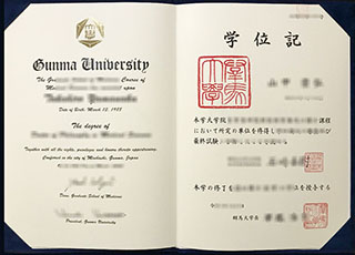 Gunma University diploma