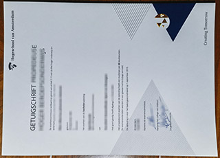 Hogeschool van Amsterdam diploma
