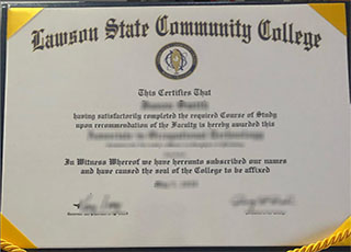 Lawson State Community College diploma