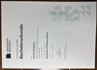 Universität Bielefeld degree