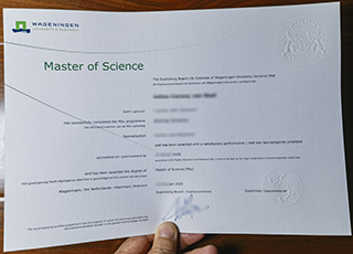 Wageningen University & Research degree