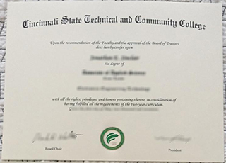 Cincinnati State Technical and Community College degree