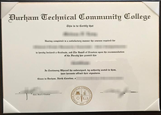 Durham Technical Community College diploma