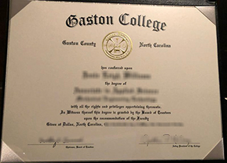 Gaston College degree