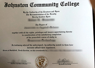 Johnston Community College degree