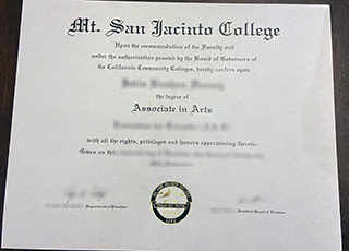 Mt. San Jacinto College degree
